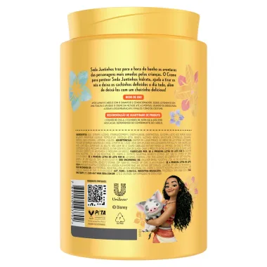 Creme para Pentear Seda Juntinhos Moana Cachos Encantados 3+ Anos 1Kg