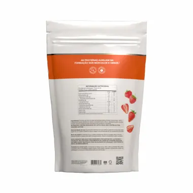 Whey Protein Concentrado  Vitafor WPC Sabor Morango Pouch 900g