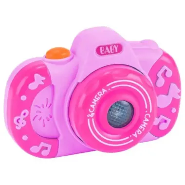 Brinquedo Art Brink Câmera Baby Com Luz e Som +24 Meses