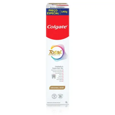 Creme Dental Colgate Total Original Mint 140g Preço Especial