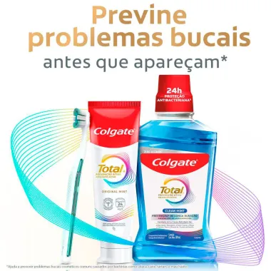 Kit Viagem Colgate 1 Creme Dental + 1 Enxaguante Bucal + 1 Escova Cerdas Macias