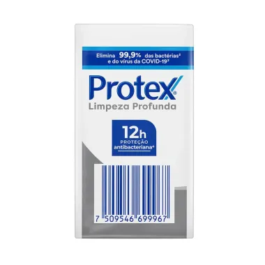 Sabonete em Barra Protex Antibacteriano Limpeza Profunda  85g Cada Leve 3 Pague Menos