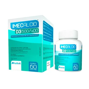 Imelcacio D3 500/400 com 60 Comprimidos