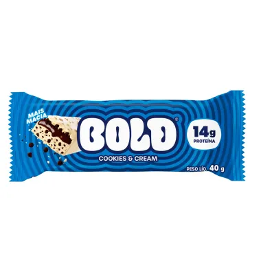 Barra de Proteína Bold Sabor Cookies & Cream 14 g de Proteína 40g
