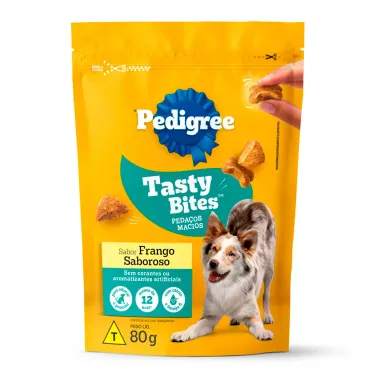 Tasty Bites Pedigree Sabor Frango Suculenta 80g