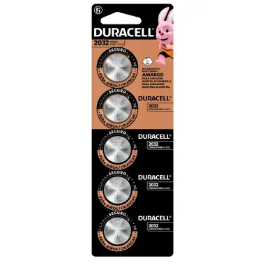 Bateria Duracell Lítio Cr 2032 com 5 Unidades