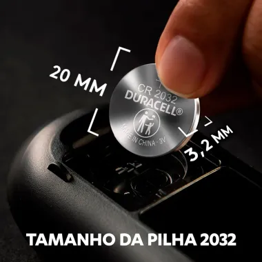 Bateria Duracell Lítio Cr 2032 com 5 Unidades