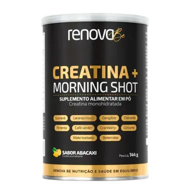 Creatina + Morning Shot Renova Be Sabor Abacaxi 144G