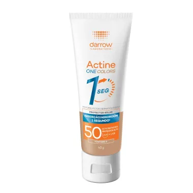 Protetor Solar One Actine Colors FPS 50 1 Segundo Cor Tom 2 40g