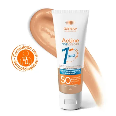Protetor Solar One Actine Colors FPS 50 1 Segundo Cor Tom 2 40g