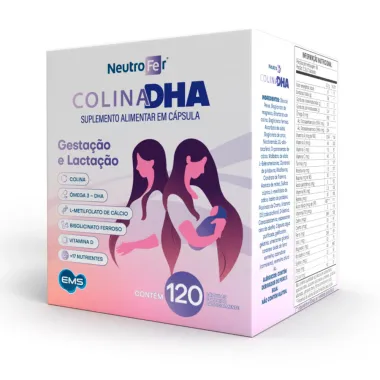 Colina DHA Neutrofer com 120 Cápsulas