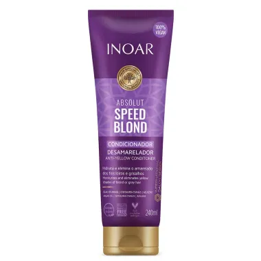 Condicionador Inoar Absolut Speed Blond Desamarelador 240ml