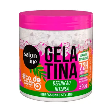 Gelatina Salon Line #todecacho Defini&ccedil;&atilde;o Intensa Fixa&ccedil;&atilde;o Extra Forte 550g