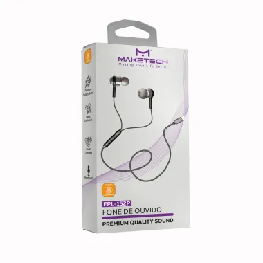 Fone de Ouvido Maketech Lightning Com Fio Epl 152P