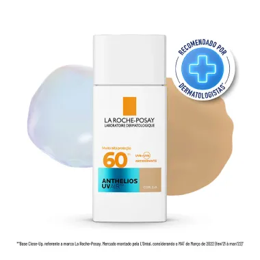 Protetor Solar Facial Anthelios Uv Air FPS 60 Cor 2.0 45ml