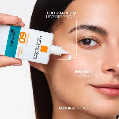 Protetor Solar La Roche-Posay Anthelios Uvair Sem Cor Toque Seco 45ml