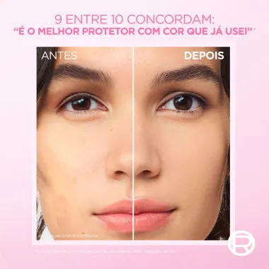 Protetor Solar L'Oréal Paris Solar Expertise Efeito Make Up FPS70 Cor 2.0 30g