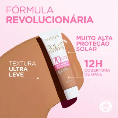 Protetor Solar L'Oréal Paris Solar Expertise Efeito Make Up FPS70 Cor 3.0 30g
