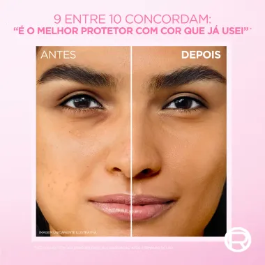 Protetor Solar L'Oréal Paris Solar Expertise Efeito Make Up FPS70 Cor 3.0 30g