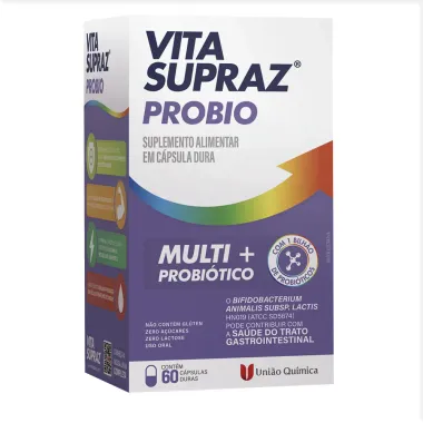 VitaSupraz Probio Multi + Probióticos com 60 Cápsulas Duras