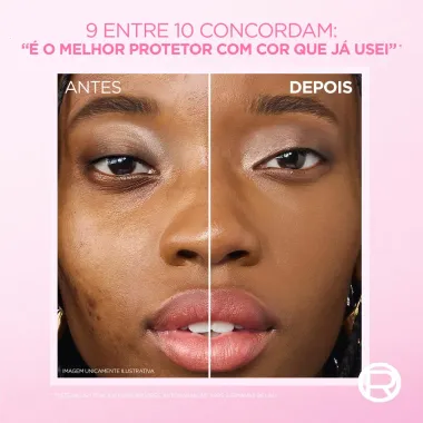 Protetor Solar Facial L'Oréal Solar Expertise FPS 70 Efeito Make UP Cor 5.0