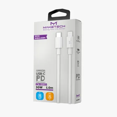 Cabo USB Tipo C Maketech 30W 1.0M