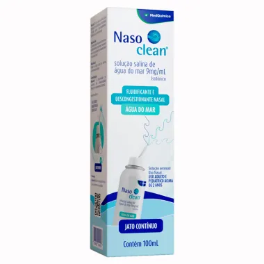 Nasoclean Solucao Salina de Agua do Mar 9mg/ml Jato Continuo 100ml