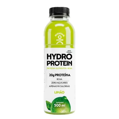 Hydro Protein Moving Sabor Lim&atilde;o com 20g de Prote&iacute;na e BCAA Zero A&ccedil;&uacute;car 500ml
