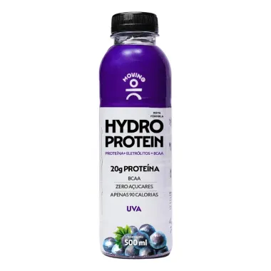Hydro Protein Moving Sabor Uva com 20g de Prote&iacute;na e BCAA Zero A&ccedil;&uacute;car 500ml