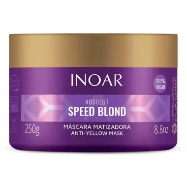 Máscara Capilar Inoar Absolut Speed Blond Matizadora 250g