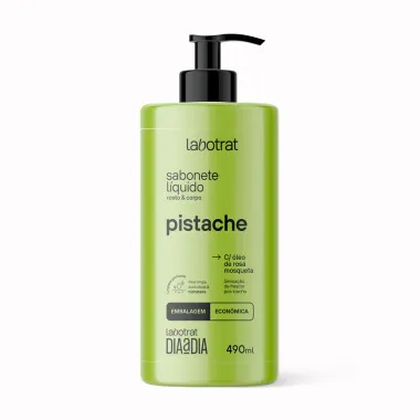 Sabonete Líquido Rosto e Corpo Labotrat Dia a Dia Pistache 490ml