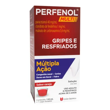 Perfenol Multi Sabor Cereja Solução 120ml