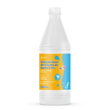 Soro Fisiológico Farmax 0,9% Kids 500ml