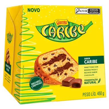 Panettone Garoto Caribe 450g