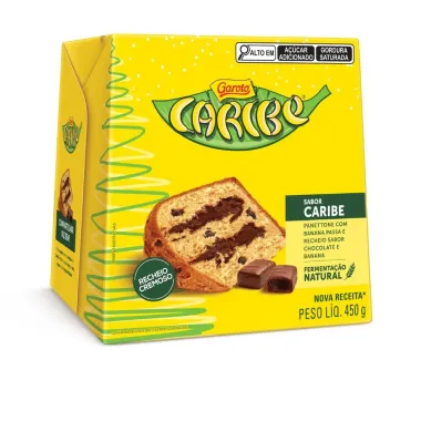 PANETTONE GAROTO CARIBE 450G