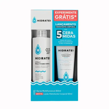 Spray Multifuncional Hidratei 250ml Ganhe Loção Hidratante Corporal 50ml