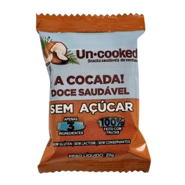 A Cocada! Doce Saudável Uncooked Sem Açucar 20g
