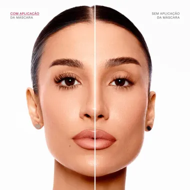 Máscara para Cílios Boca Rosa Cor Preto 5g