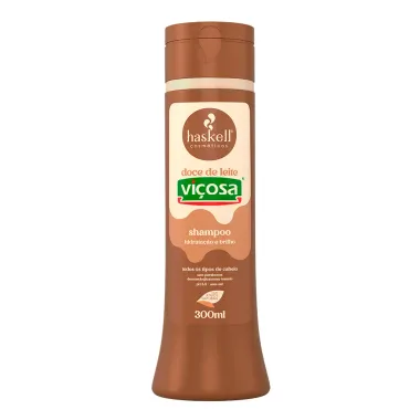 Shampoo Haskell Doce de Leite Viçosa Hidratação e Brilho 300ml