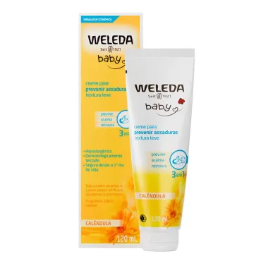 Weleda Baby Creme Preventivo de Assaduras Cal&ecirc;ndula 120ml