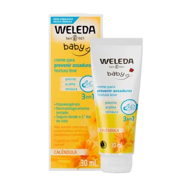 Weleda Baby Creme Preventivo de Assaduras Cal&ecirc;ndula 30ml