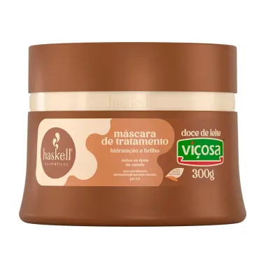 Máscara de Tratamento Haskell Doce de Leite Viçosa Hidratação e Brilho 300g