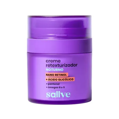 Creme Retexturizador Sallve Noturno 30g