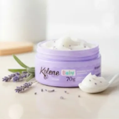 Manteiga Corporal Hidratante Kolene Baby Lavanda e Óleo de Baobá Vegano 70g