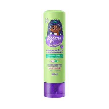 Condicionador Kolene Cachinhos Super Brilho Óleo de Coco Aloe Vera + Vitaminas 300ml