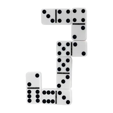 Jogo Dominó Duplo 7 Arte Game com 28 Peças