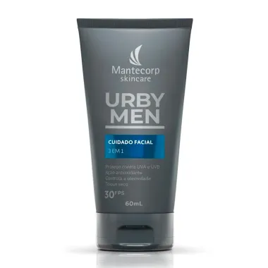 Urby Men Cuidado Facial 3 em 1 FPS 30 com 60ml