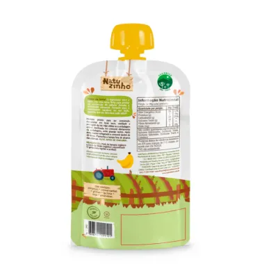 Papinha de Fruta Orgânica Natuzinho Banana 99g