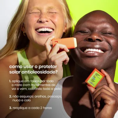 Protetor Solar Sallve Bast&atilde;o FPS 50 Antioleosidade 15g