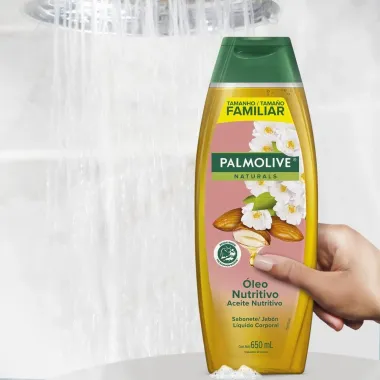 Sabonete L&iacute;quido Palmolive Naturals &Oacute;leo Nutritivo 650ml